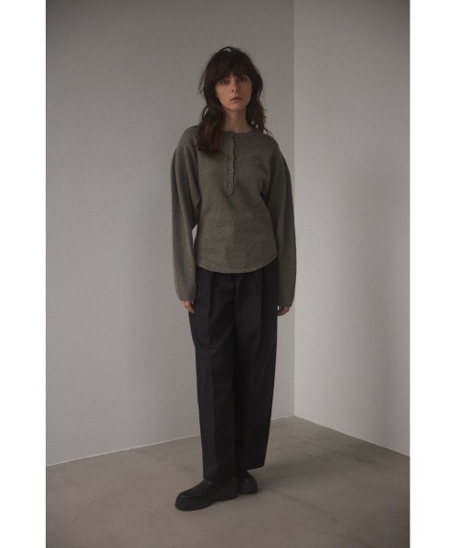 BLACK BY MOUSSY（ブラックバイマウジー）の「tuck volume pants（タックボリュームパンツ）（その他パンツ・レディース・ブラック・0/1/2）」の10枚目の写真