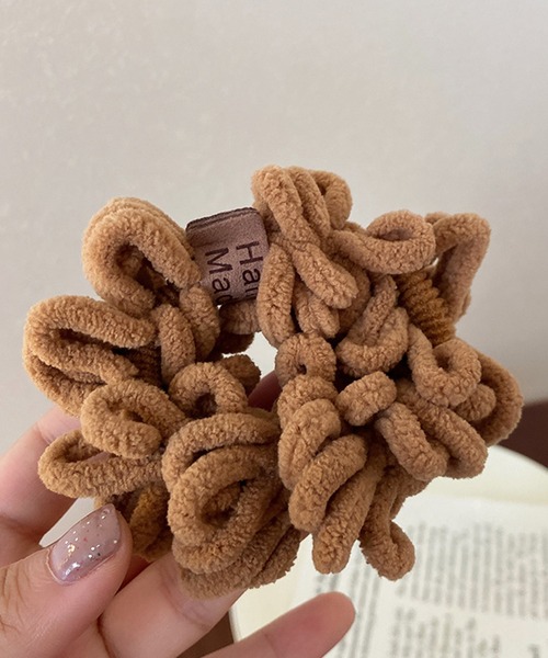 aimoha（アイモハ）の「モフモフゴム（ヘアゴム・レディース・ブラック/ブラウン/チョコ・FREE）」の7枚目の写真