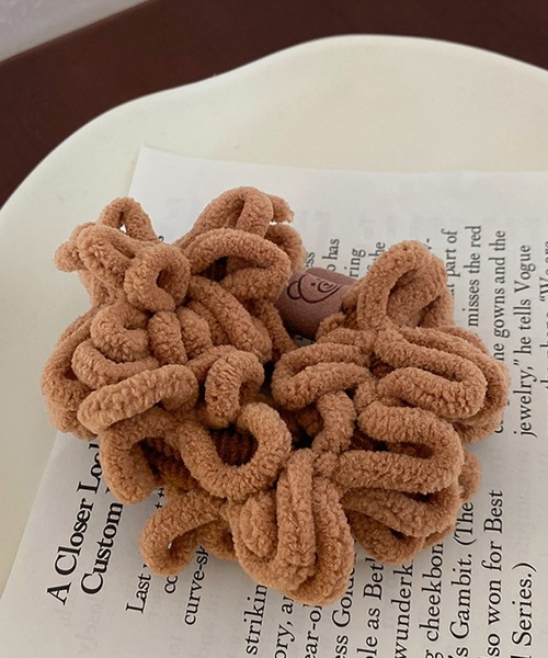 aimoha（アイモハ）の「モフモフゴム（ヘアゴム・レディース・ブラック/ブラウン/チョコ・FREE）」の9枚目の写真