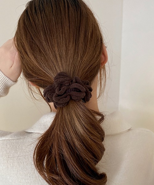 aimoha（アイモハ）の「モフモフゴム（ヘアゴム・レディース・ブラック/ブラウン/チョコ・FREE）」の17枚目の写真