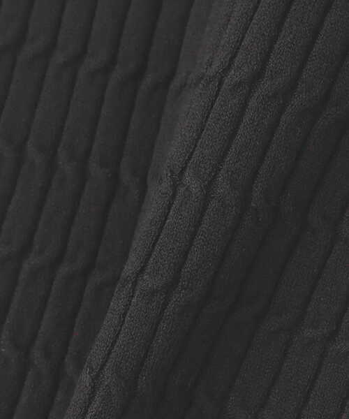 N.（N. Natural Beauty Basic）（エヌエヌナチュラルビューティーベーシック）の「◆ラップアウトニット（ニット/セーター・レディース・ブラック/レッド/ベージュ・MEDIUM）」の4枚目の写真