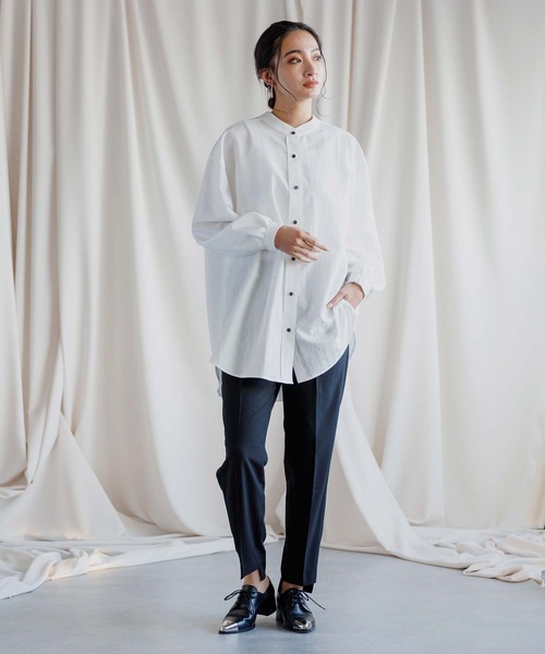 Anside(アンサイド)の「スクエアカットテーパードパンツ(その他パンツ・レディース・ブラック/ピンク/イエロー/グリーン・S/M)」の5枚目の写真