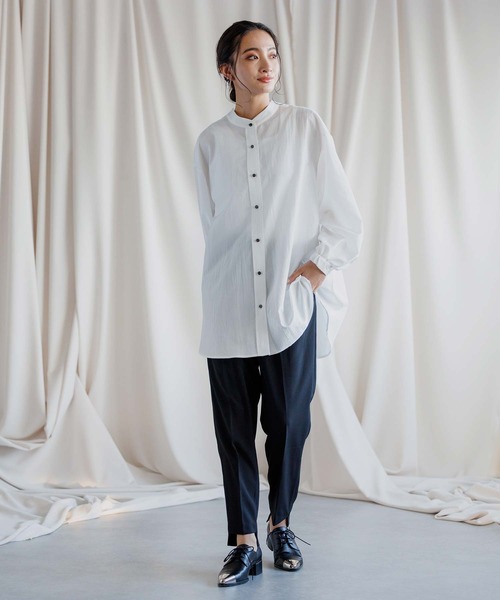 Anside(アンサイド)の「スクエアカットテーパードパンツ(その他パンツ・レディース・ブラック/ピンク/イエロー/グリーン・S/M)」の6枚目の写真