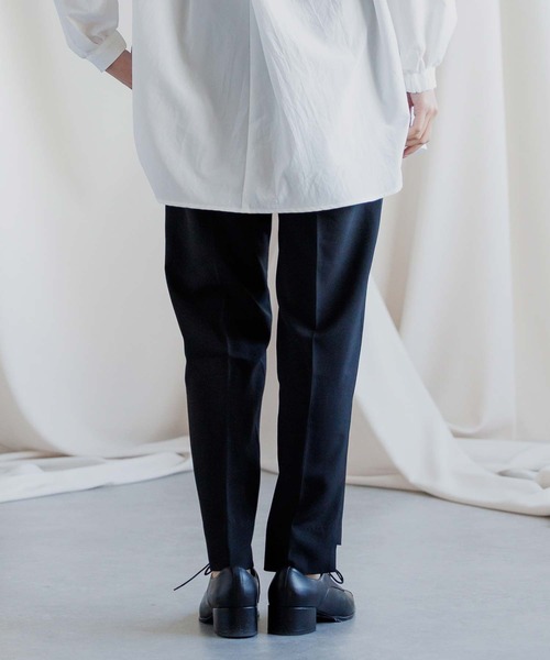 Anside(アンサイド)の「スクエアカットテーパードパンツ(その他パンツ・レディース・ブラック/ピンク/イエロー/グリーン・S/M)」の22枚目の写真