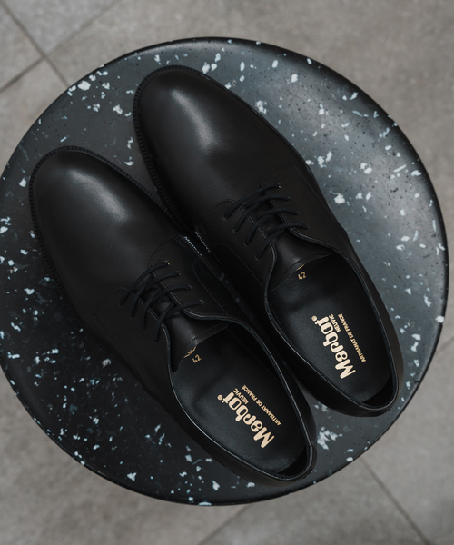 EDIFICE（エディフィス）の「【Marbot for EDIFICE/417 】別注 French サービスマンシューズ NOIR（その他シューズ・メンズ・ブラック・40/41/42/43）」の4枚目の写真