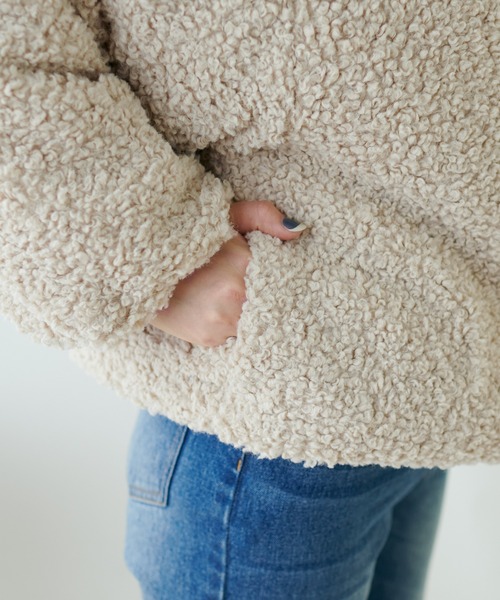 natural couture 3WAYボアコート　ベージュ 金釦3WAYボアコート | natural couture(ナチュラルクチュール