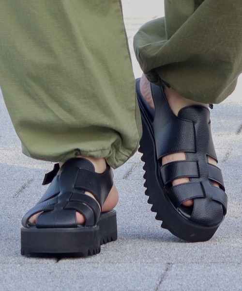 シャークソールグルカサンダル 厚底シャークソール・グルカサンダル | サンダル | whoop-de-doo