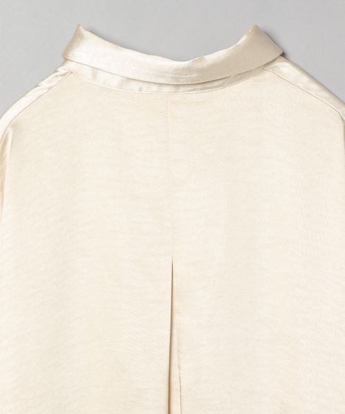 JEANASIS（ジーナシス）の「ディープサテンレギュラーシャツ