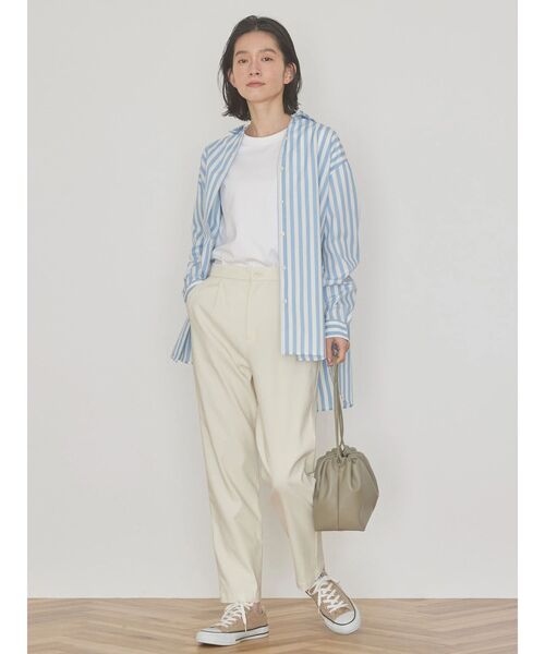 AMERICAN HOLIC（アメリカンホリック）の「Daily!　イージーケアシャツ（シャツ/ブラウス・レディース・サックスブルー/ブルー系その他4/ブルー系その他7/オフホワイト/マルチ/グリーン系その他3/イエロー・L/M）」の20枚目の写真