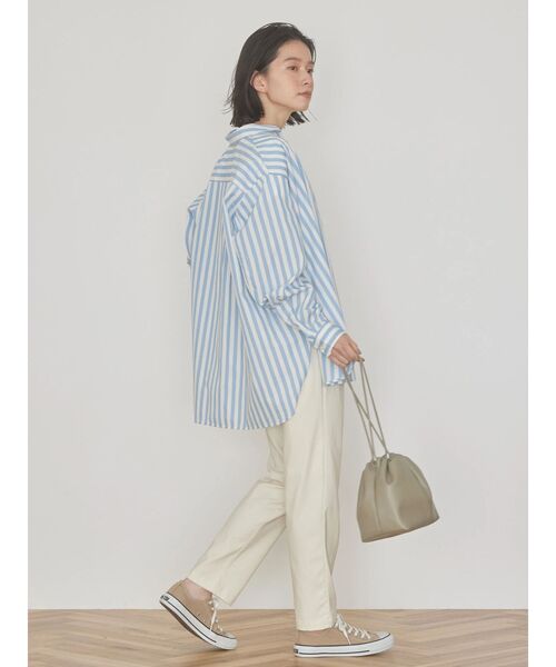 AMERICAN HOLIC（アメリカンホリック）の「Daily!　イージーケアシャツ（シャツ/ブラウス・レディース・サックスブルー/ブルー系その他4/ブルー系その他7/オフホワイト/マルチ/グリーン系その他3/イエロー・L/M）」の22枚目の写真