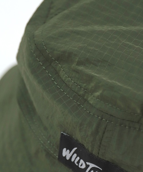 WILD THINGS（ワイルドシングス）の「[WILD THINGS] Grain RIP Hat ハット（ハット・メンズ・ブラック/オリーブ・FREE）」の14枚目の写真