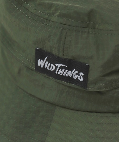 WILD THINGS（ワイルドシングス）の「[WILD THINGS] Grain RIP Hat ハット（ハット・メンズ・ブラック/オリーブ・FREE）」の15枚目の写真