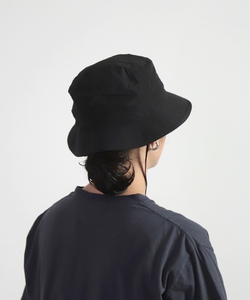 WILD THINGS（ワイルドシングス）の「[WILD THINGS] Grain RIP Hat ハット（ハット・メンズ・ブラック/オリーブ・FREE）」の4枚目の写真