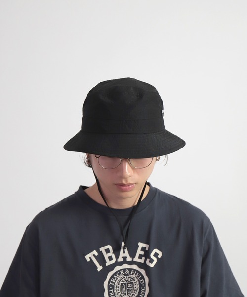 WILD THINGS（ワイルドシングス）の「[WILD THINGS] Grain RIP Hat ハット（ハット・メンズ・ブラック/オリーブ・FREE）」の5枚目の写真