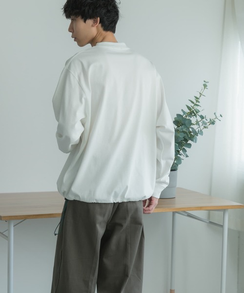 FORK&SPOON(フォークアンドスプーン)の「FORK&SPOON スピンドルロングスリーブTシャツ(Tシャツ/カットソー・メンズ・ライトグレー/グリーン/オフホワイト・5/4)」の8枚目の写真