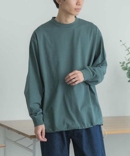 FORK&SPOON(フォークアンドスプーン)の「FORK&SPOON スピンドルロングスリーブTシャツ(Tシャツ/カットソー・メンズ・ライトグレー/グリーン/オフホワイト・5/4)」の13枚目の写真