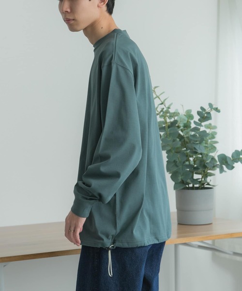 FORK&SPOON(フォークアンドスプーン)の「FORK&SPOON スピンドルロングスリーブTシャツ(Tシャツ/カットソー・メンズ・ライトグレー/グリーン/オフホワイト・5/4)」の14枚目の写真