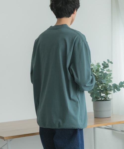 FORK&SPOON(フォークアンドスプーン)の「FORK&SPOON スピンドルロングスリーブTシャツ(Tシャツ/カットソー・メンズ・ライトグレー/グリーン/オフホワイト・5/4)」の15枚目の写真