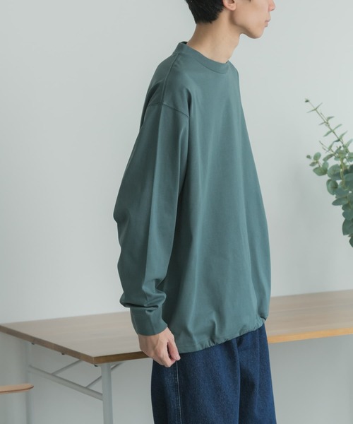 FORK&SPOON(フォークアンドスプーン)の「FORK&SPOON スピンドルロングスリーブTシャツ(Tシャツ/カットソー・メンズ・ライトグレー/グリーン/オフホワイト・5/4)」の16枚目の写真