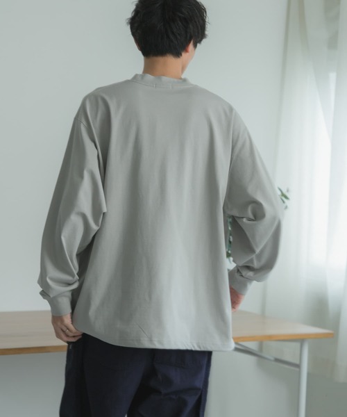 FORK&SPOON(フォークアンドスプーン)の「FORK&SPOON スピンドルロングスリーブTシャツ(Tシャツ/カットソー・メンズ・ライトグレー/グリーン/オフホワイト・5/4)」の19枚目の写真