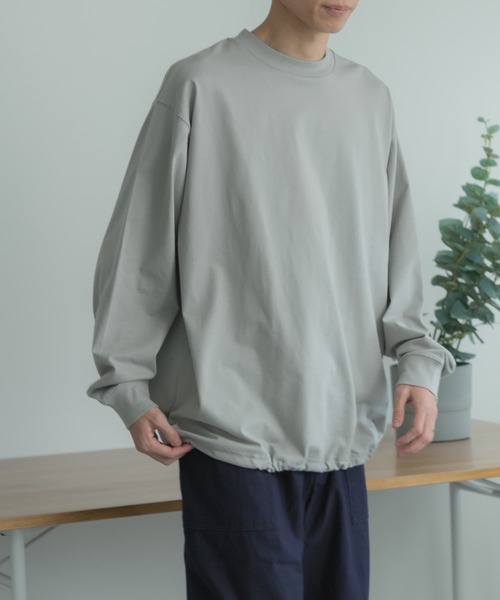 FORK&SPOON(フォークアンドスプーン)の「FORK&SPOON スピンドルロングスリーブTシャツ(Tシャツ/カットソー・メンズ・ライトグレー/グリーン/オフホワイト・5/4)」の21枚目の写真