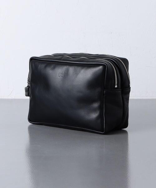 STANDARD SUPPLY（スタンダードサプライ）の「＜STANDARD SUPPLY＞ スクエア ポーチ（ハンドバッグ・メンズ・ブラック・FREE）」の2枚目の写真