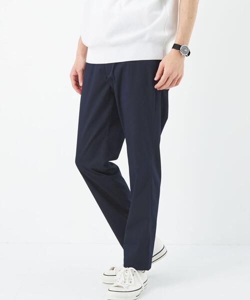 green label relaxing（グリーンレーベルリラクシング）の「ドビーストレッチ ナロー  ユーティリティ パンツ 9分丈 -ストレッチ・防シワ・接触冷感-（その他パンツ・メンズ・グレー/ネイビー/ベージュ・XS/S/M/L/XL）」の3枚目の写真