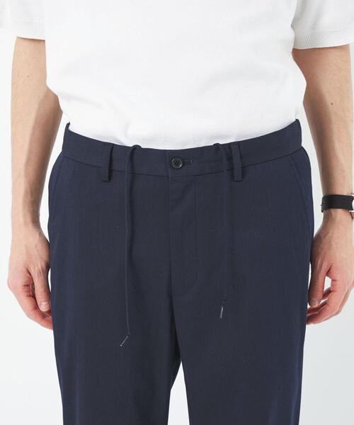 green label relaxing（グリーンレーベルリラクシング）の「ドビーストレッチ ナロー  ユーティリティ パンツ 9分丈 -ストレッチ・防シワ・接触冷感-（その他パンツ・メンズ・グレー/ネイビー/ベージュ・XS/S/M/L/XL）」の7枚目の写真