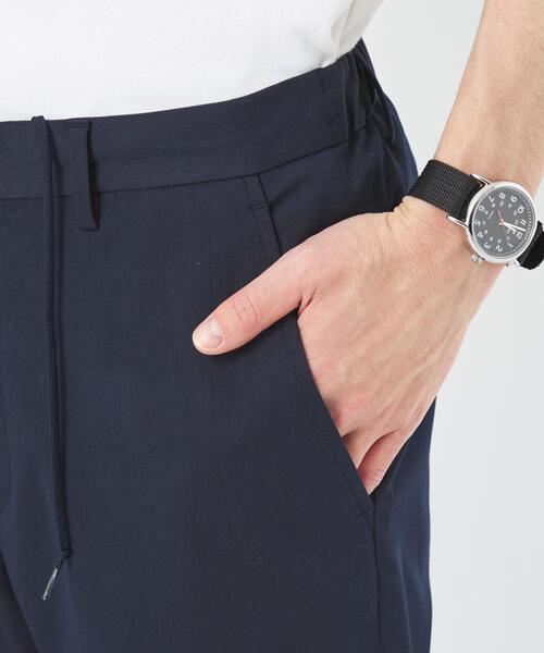 green label relaxing（グリーンレーベルリラクシング）の「ドビーストレッチ ナロー  ユーティリティ パンツ 9分丈 -ストレッチ・防シワ・接触冷感-（その他パンツ・メンズ・グレー/ネイビー/ベージュ・XS/S/M/L/XL）」の9枚目の写真
