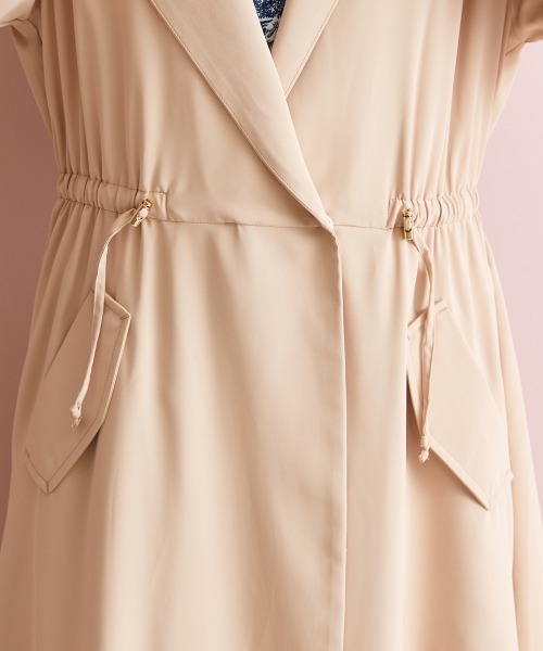 marun（マルン）の「＜大きいサイズ＞ ドロストフーディコート marun（その他アウター・レディース・ベージュ/ネイビー・L/LL/3L/4L/5L）」の13枚目の写真