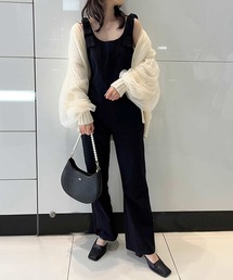 one after another NICE CLAUP | 肩リボンサロペット 2023SS(サロペット/オーバーオール)