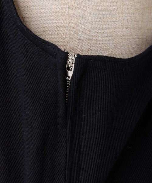 one after another NICE CLAUP（ワンアフターアナザーナイスクラップ）の「肩リボンサロペット　2023SS（サロペット/オーバーオール・レディース・ブラック系その他/ブラック/ネイビー・FREE）」の19枚目の写真