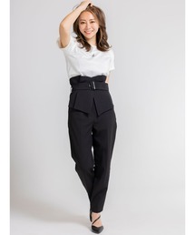 DURAS（デュラス）の「コルセット付きテーパードパンツ（その他パンツ・レディース）」