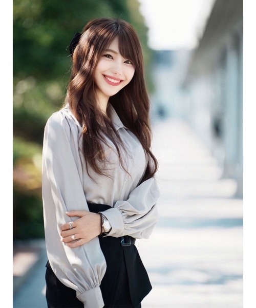DURAS（デュラス）の「コルセット付きテーパードパンツ（その他パンツ・レディース・ライトベージュ/ブラック/チェック・FREE）」の9枚目の写真
