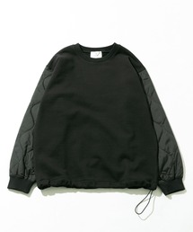 URBAN RESEARCH Sonny Label | 袖キルティング切替スウェットプルオーバー(スウェット)