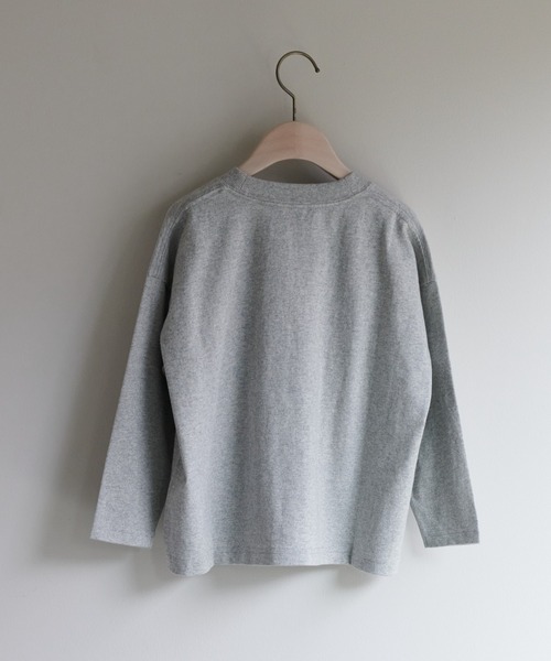 DISCOAT（ディスコート）の「【キッズ】WEB限定ヨットフクレロングスリーブTシャツ（Tシャツ/カットソー・キッズ・グレー/オフホワイト・120/130/140）」の7枚目の写真