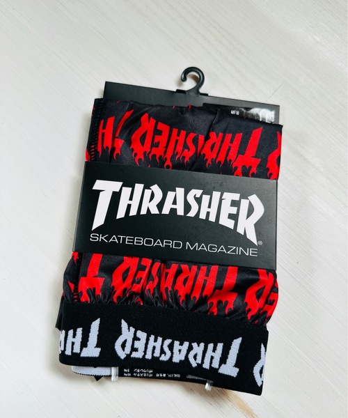 THRASHER(スラッシャー)の「THRASHER スラッシャー/ BOXER TRUNKS 21-015(ボクサーパンツ・メンズ・イエロー/レッド・LARGE/MEDIUM/X-LARGE)」の4枚目の写真