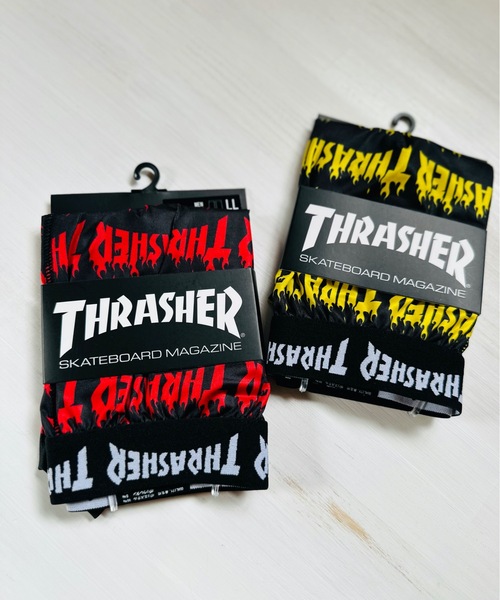 THRASHER(スラッシャー)の「THRASHER スラッシャー/ BOXER TRUNKS 21-015(ボクサーパンツ・メンズ・イエロー/レッド・LARGE/MEDIUM/X-LARGE)」の5枚目の写真