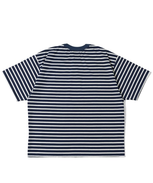 GYPSY&SONS（ジプシーアンドサンズ）の「BORDER TEE（Tシャツ/カットソー・メンズ・ネイビー/オフホワイト/アッシュグレー/ブルー・MEDIUM/LARGE）」の8枚目の写真