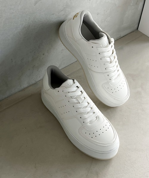 Java(ジャバ)の「《JaVaジャバ 別注》HERITAGE COAT(ヘリテイジコート)コートスタイルスニーカー(スニーカー・レディース・ホワイト/ブラック・SMALL/MEDIUM/LARGE/X-LARGE/XX-LARGE/XXX-LARGE)」の12枚目の写真