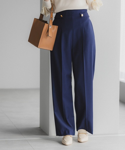 Andemiu（アンデミュウ）の「マリンパンツ187580（その他パンツ・レディース・ネイビー/グレー/ピンク・SMALL/MEDIUM）」の3枚目の写真