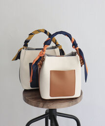 fredy emue | キャンバス×合皮ワンハンドルバッグ(トートバッグ)