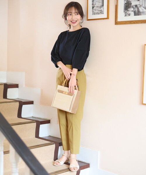 ANY SIS(エニィスィス)の「【接触冷感・UVカット】サカリバドルマンスリーブ プルオーバー(Tシャツ/カットソー・レディース・スカイブルー系/ピンク系/ホワイト系/ネイビー系・2)」の19枚目の写真