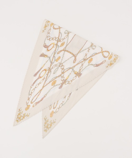 Honeys（ハニーズ）の「プリーツスカーフ（バンダナ/スカーフ・レディース・ネイビー系/ダークブルー/ブラック系その他/ベージュ・FREE）」の22枚目の写真