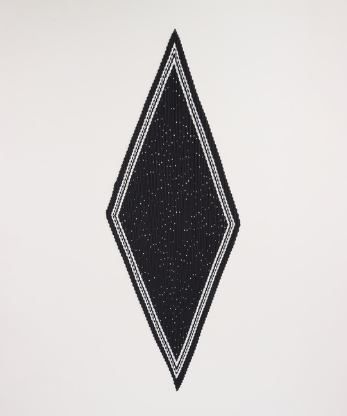 Honeys（ハニーズ）の「プリーツスカーフ（バンダナ/スカーフ・レディース・ネイビー系/ダークブルー/ブラック系その他/ベージュ・FREE）」の19枚目の写真