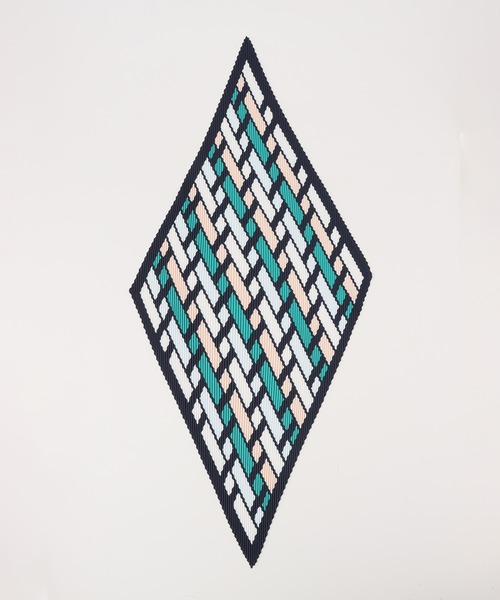 Honeys（ハニーズ）の「プリーツスカーフ（バンダナ/スカーフ・レディース・ネイビー系/ダークブルー/ブラック系その他/ベージュ・FREE）」の16枚目の写真