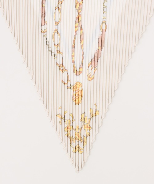 Honeys（ハニーズ）の「プリーツスカーフ（バンダナ/スカーフ・レディース・ネイビー系/ダークブルー/ブラック系その他/ベージュ・FREE）」の6枚目の写真