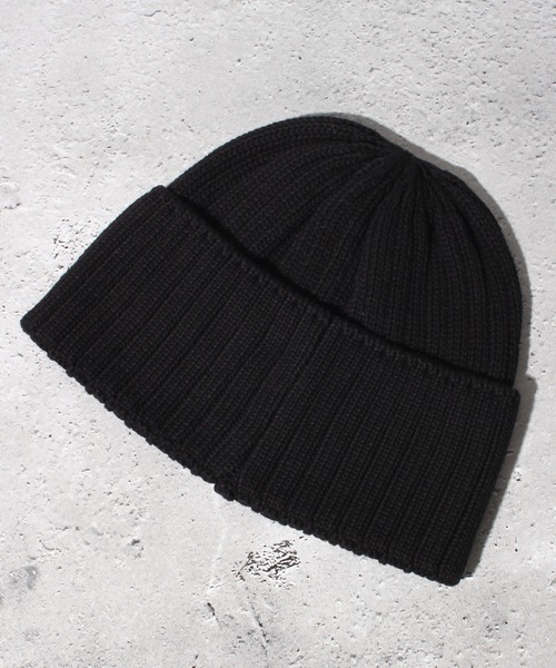 GERRY（ジェリー）の「【GERRY/ジェリー】コットンリブワッチ（ニットキャップ/ビーニー・メンズ・ブラック/カーキ/ネイビー・FREE）」の4枚目の写真