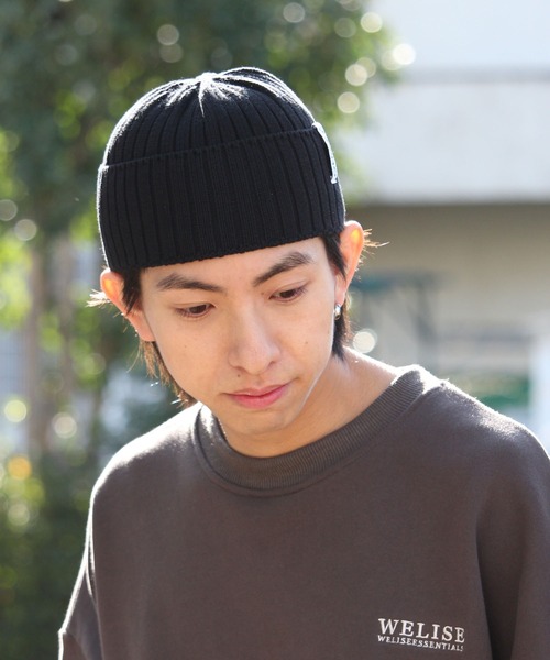 GERRY（ジェリー）の「【GERRY/ジェリー】コットンリブワッチ（ニットキャップ/ビーニー・メンズ・ブラック/カーキ/ネイビー・FREE）」の14枚目の写真