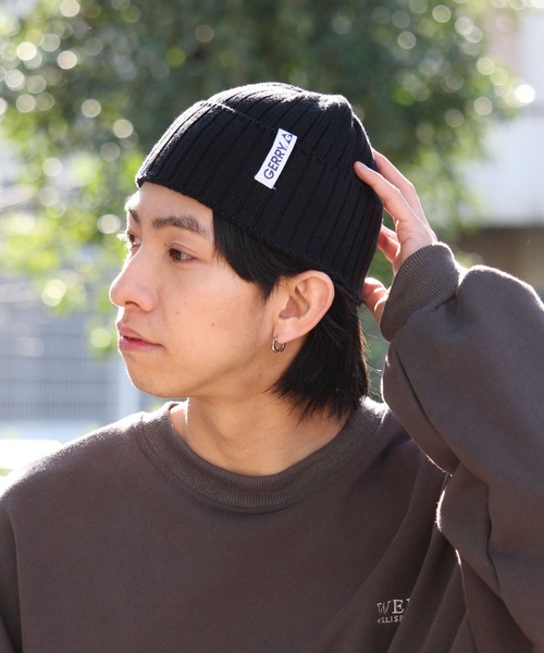 GERRY（ジェリー）の「【GERRY/ジェリー】コットンリブワッチ（ニットキャップ/ビーニー・メンズ・ブラック/カーキ/ネイビー・FREE）」の15枚目の写真